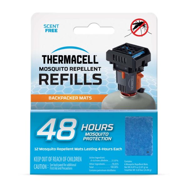 Náhradní 48h účinné polštářky Thermacell M-48 do kempingového odpuzovače
